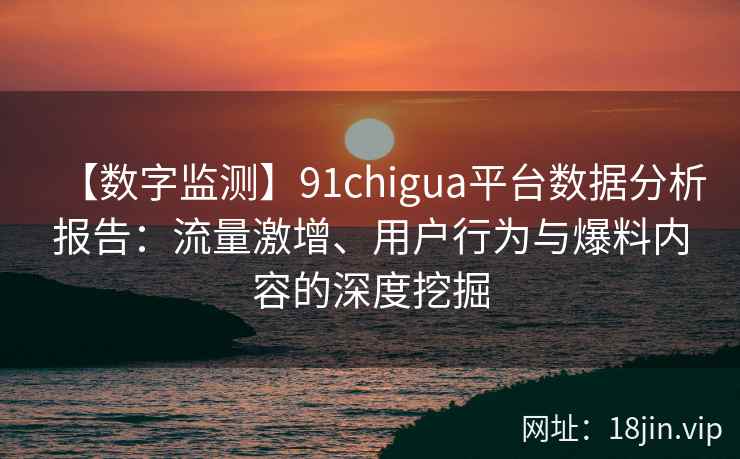 【数字监测】91chigua平台数据分析报告：流量激增、用户行为与爆料内容的深度挖掘